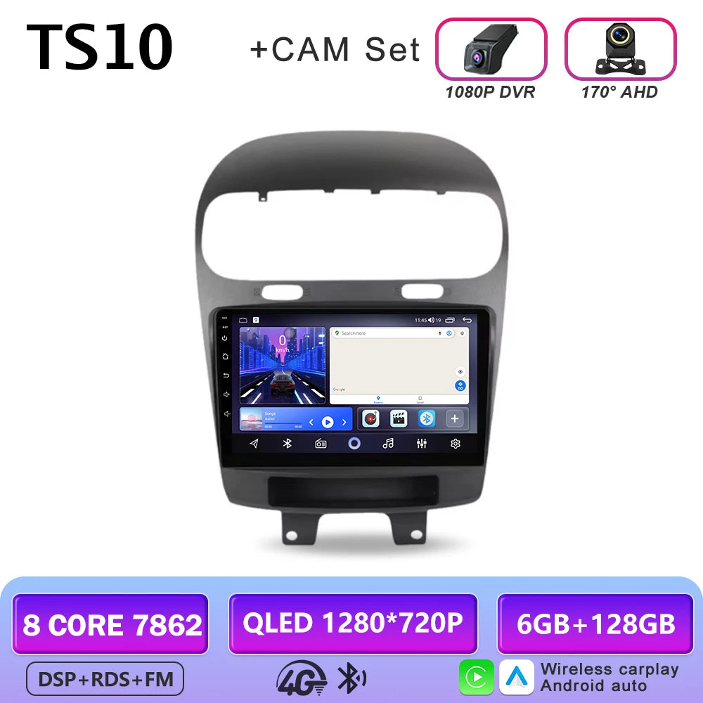 9-Inch Android CarPlay Head Unit for 2011-2020 Dodge Journey