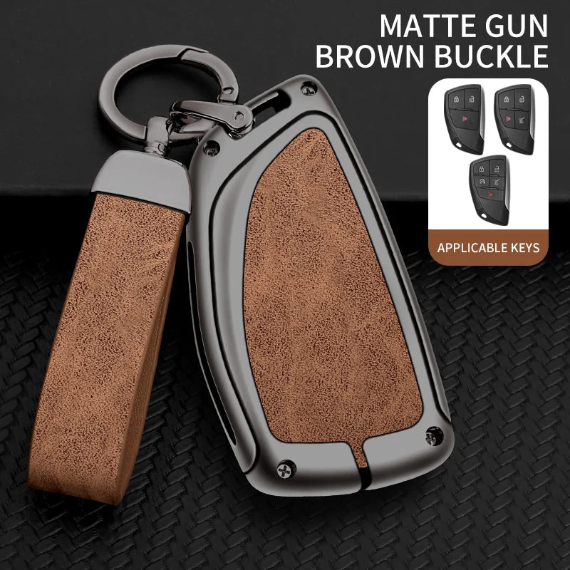 Zinc Alloy Key Fob Cover for 2020-2023 Tahoe / Suburban / Yukon / Envision