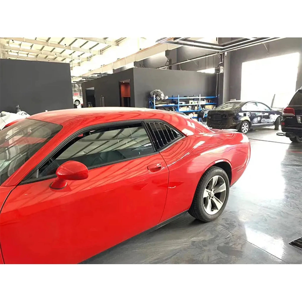 Rear Quarter Window Louvers for 2015-2022 Dodge Challenger