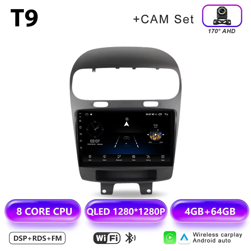 9-Inch Android CarPlay Head Unit for 2011-2020 Dodge Journey