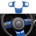 3-Piece Steering Wheel Trim for Jeep Wrangler JK, Compass, Patriot