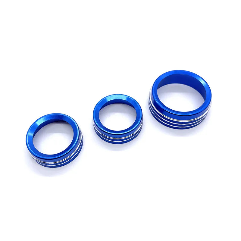 A/C and Volume Knob Cover Set for 2015-2020 Dodge Challenger / Charger