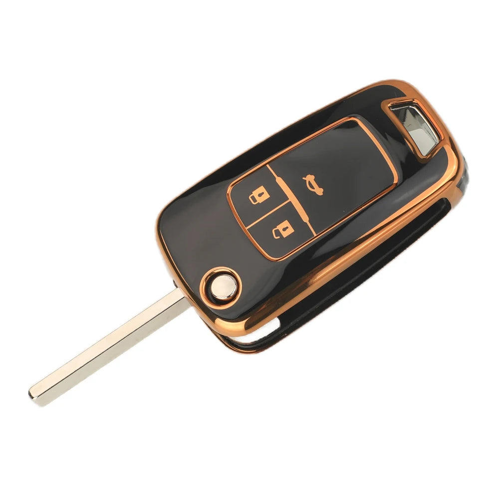Soft TPU Key Fob Cover for Chevrolet Cruze, Camaro, Impala, Malibu