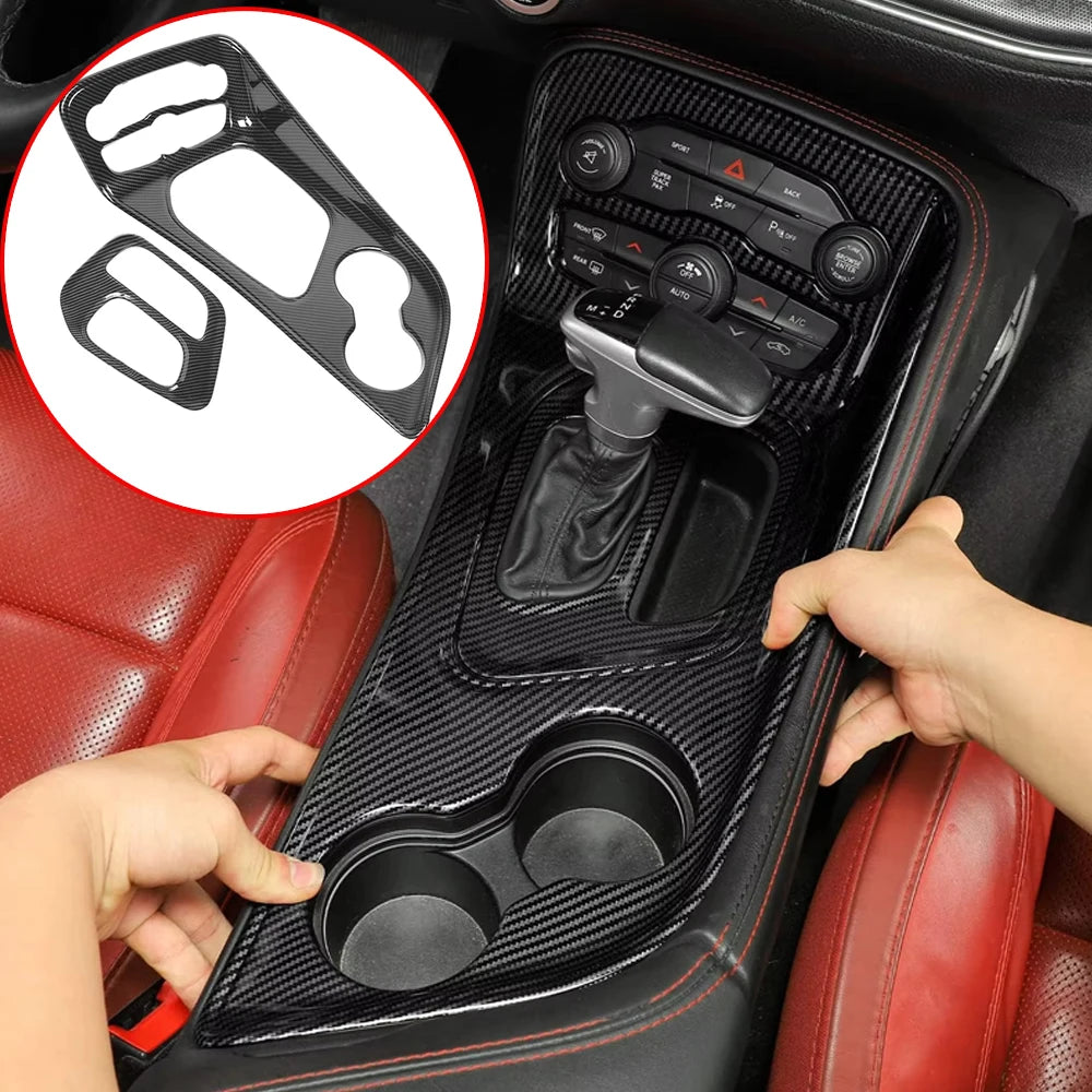 Center Console Shift Panel Trim for 2015-2022 Dodge Challenger