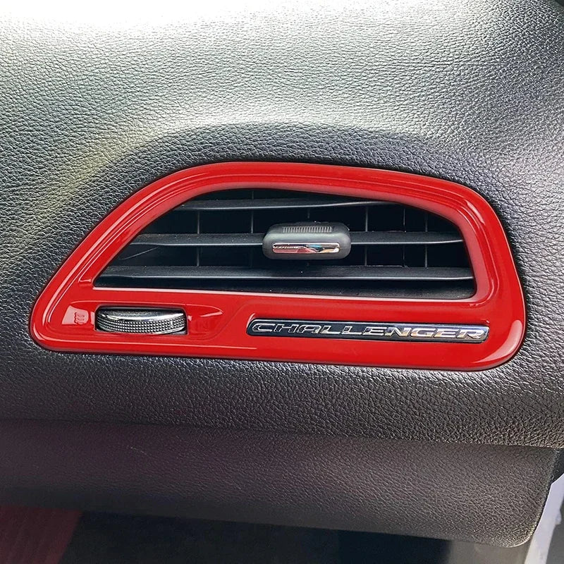 Center Console Air Vent Trim, 4-Piece, 2015-2020 Dodge Challenger