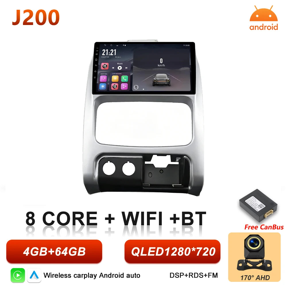 9 in. Android CarPlay Head Unit for 2002-2007 Jeep Liberty