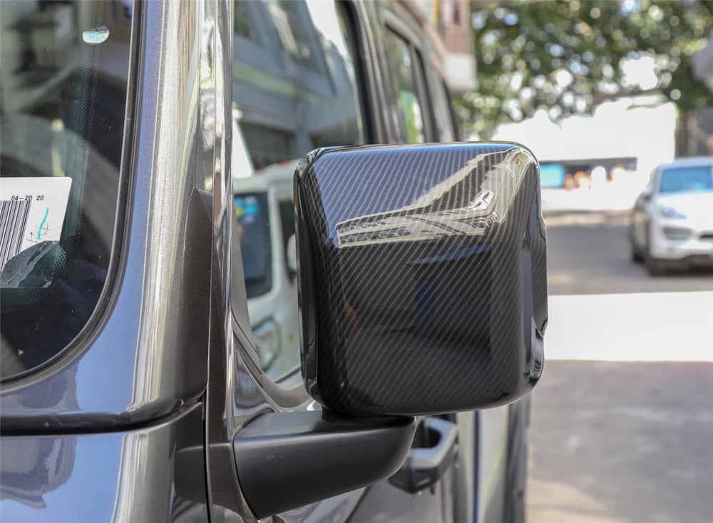 Mirror Covers for 2018-2024 Jeep Wrangler JL, Turn Signal Mirrors