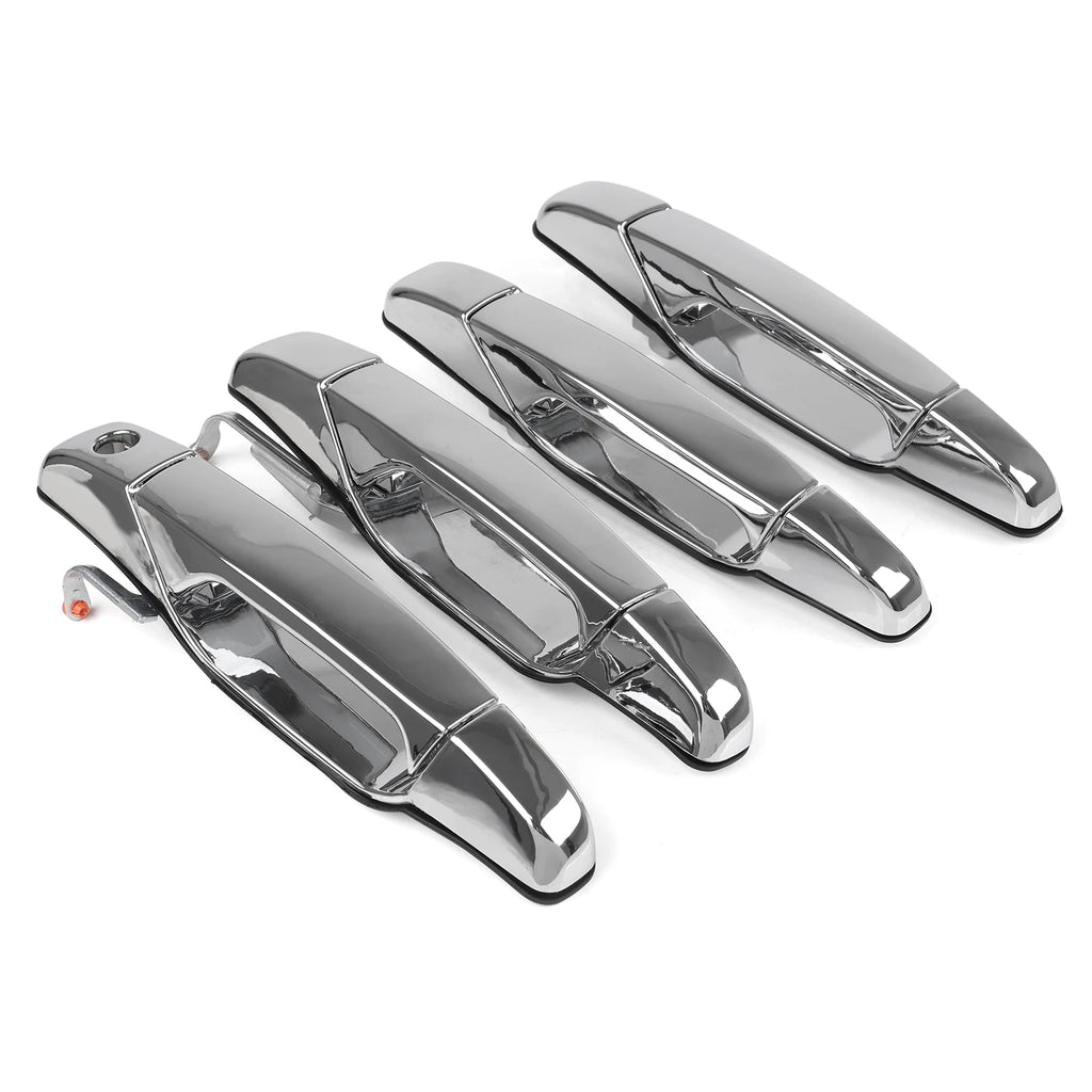 Chrome Exterior Door Handle 4-Piece Set for 2007-2013 Silverado / Escalade