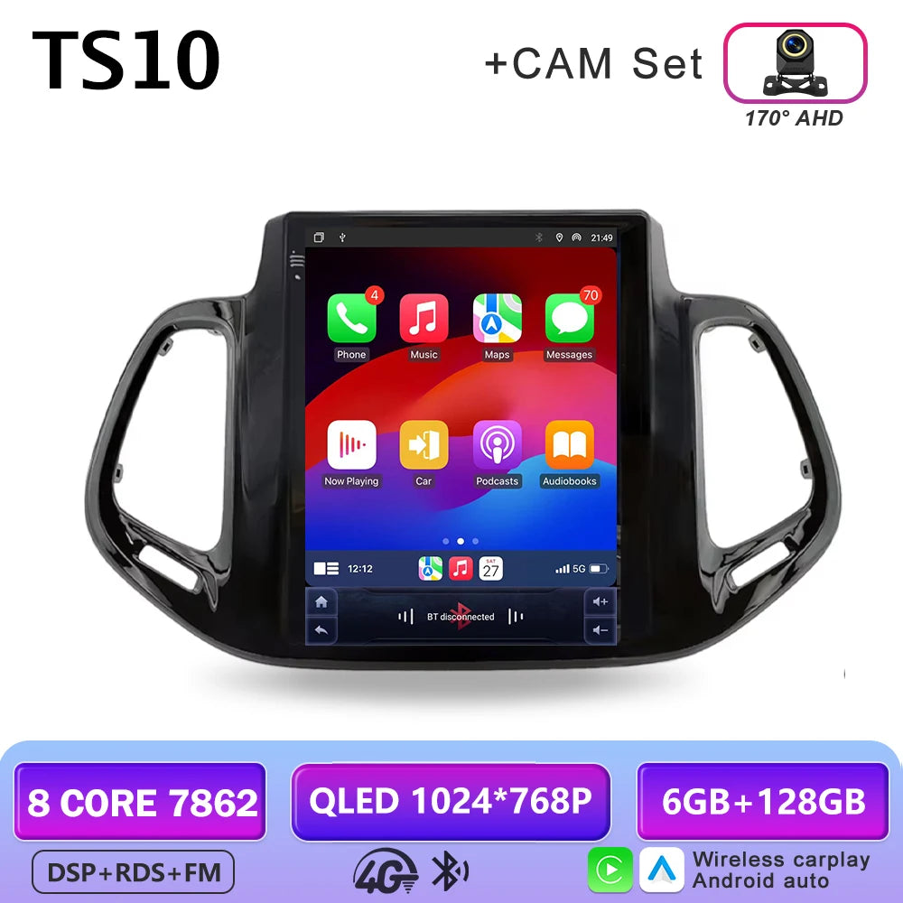 9.7-Inch Android Head Unit for 2017-2019 Jeep Compass
