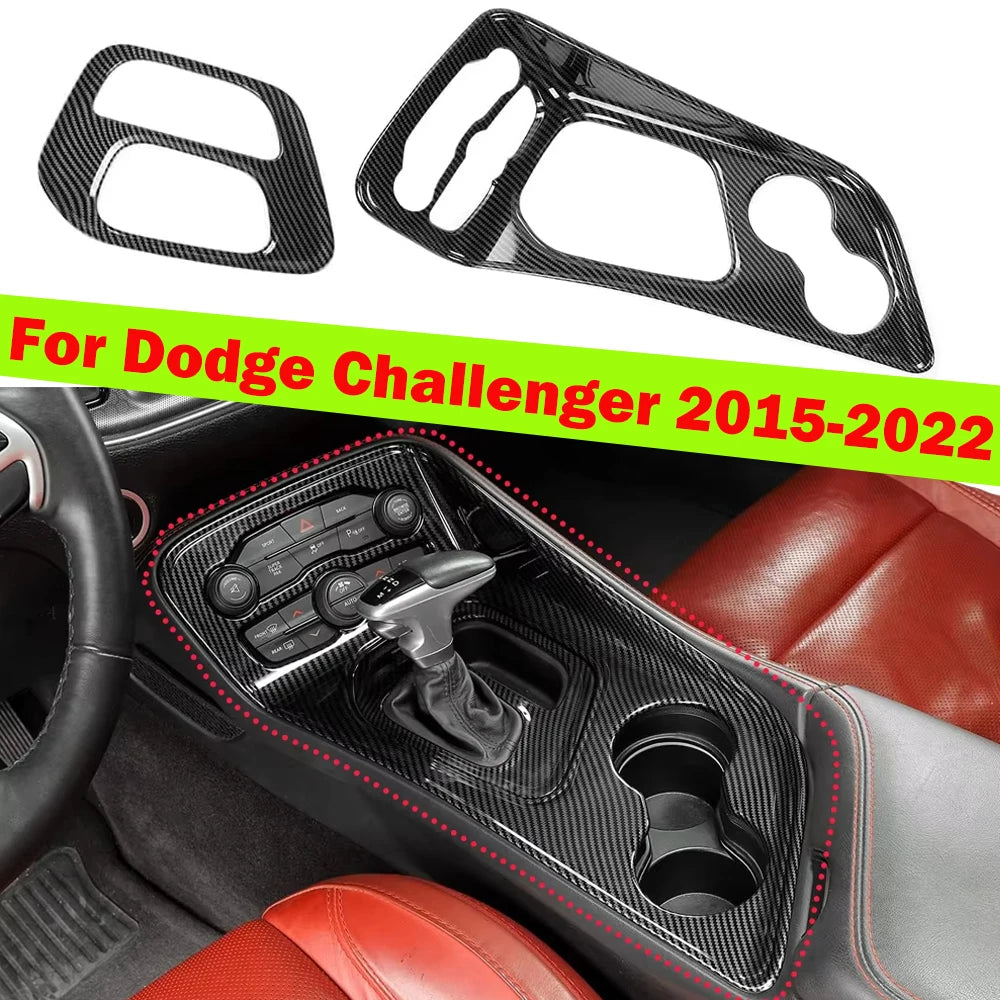 Center Console Shift Panel Trim for 2015-2022 Dodge Challenger