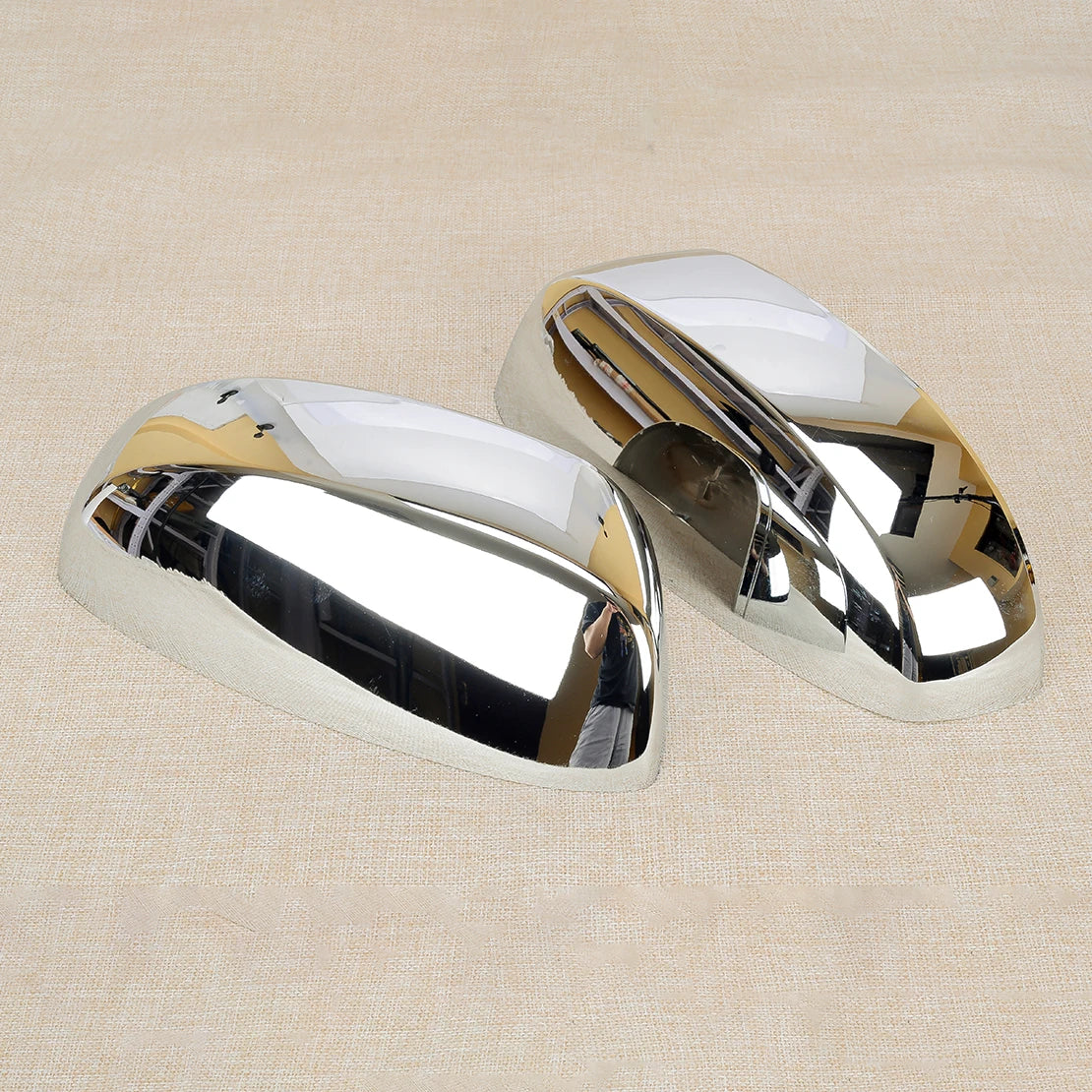 Chrome Upper Mirror Covers for 2007-2014 Silverado / Sierra / Tahoe, Pair