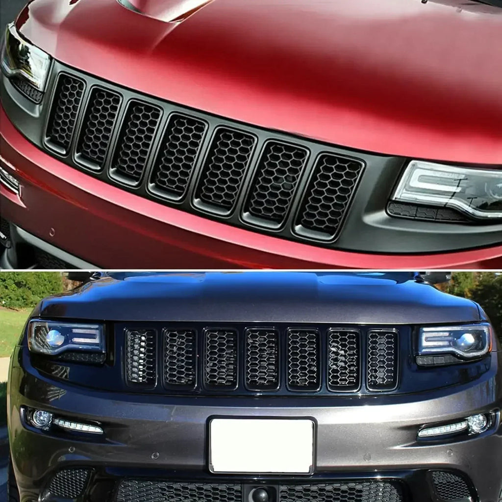 Front Grille Trim Rings for 2014-2016 Jeep Grand Cherokee, 7 Pieces