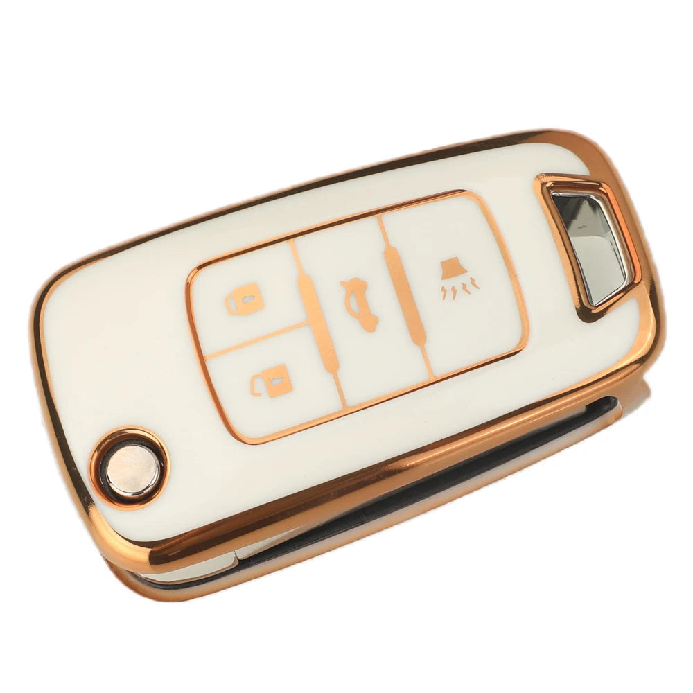Soft TPU Key Fob Cover for Chevrolet Cruze, Camaro, Impala, Malibu