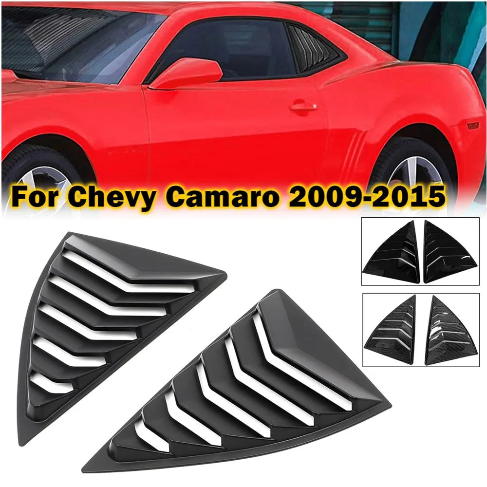 Quarter Window Louvers for 2009-2015 Chevy Camaro