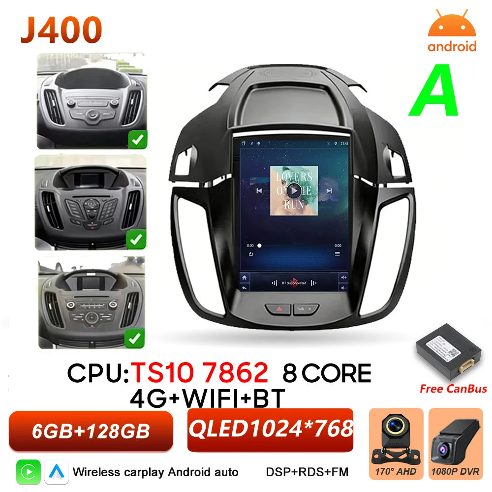 9.7 in. Android CarPlay Head Unit for 2013-2019 Ford Escape