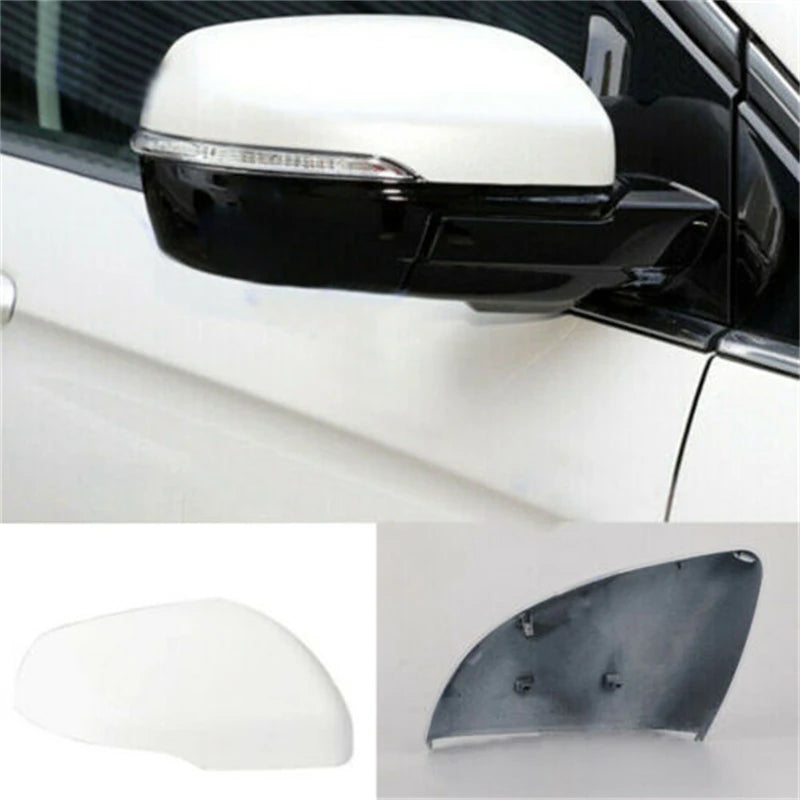 Side Mirror Cover Cap for 2015-2021 Ford Edge, Gloss Black or White