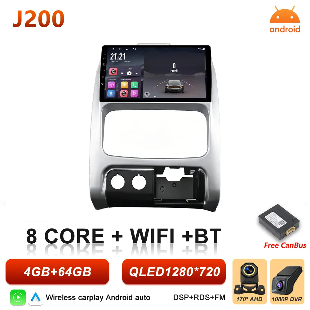 9 in. Android CarPlay Head Unit for 2002-2007 Jeep Liberty