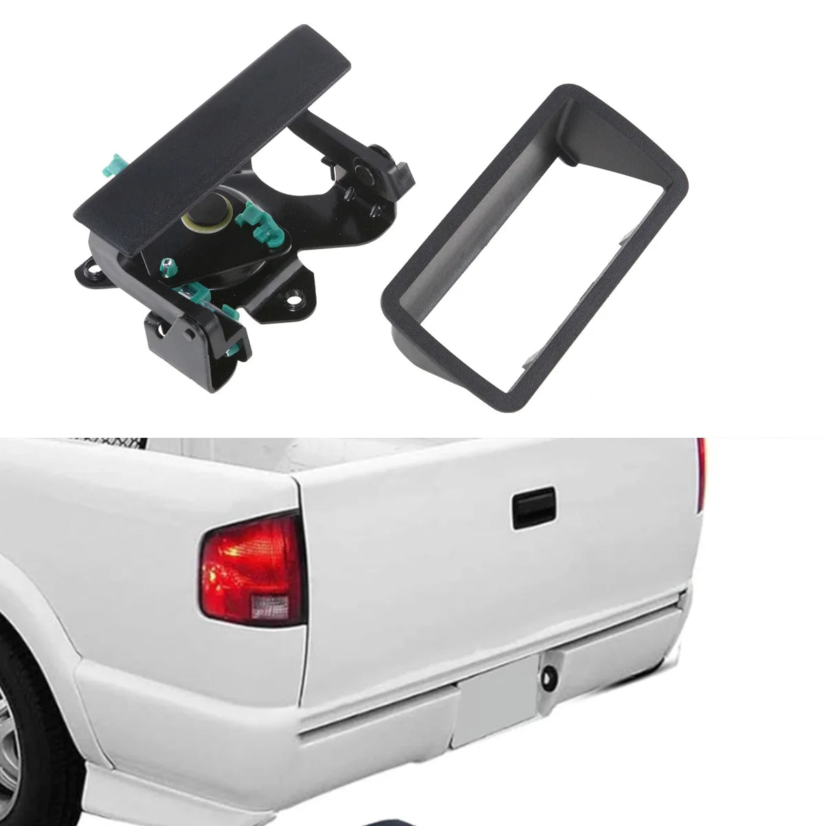 Tailgate Handle / Bezel for 1994-2004 Chevy S10 / GMC Sonoma