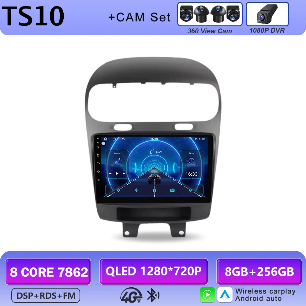 9-Inch Android CarPlay Head Unit for 2011-2020 Dodge Journey