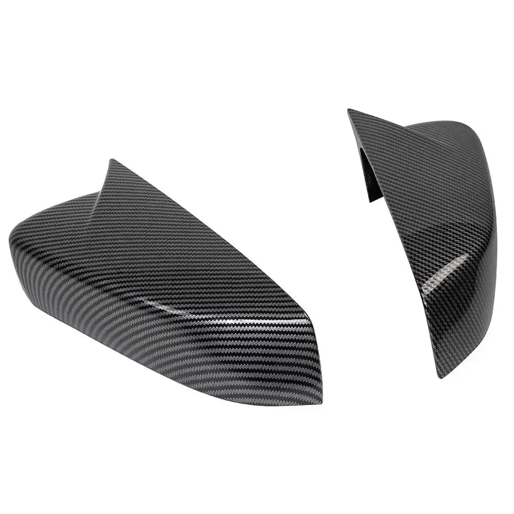 Mirror Covers for 2010-2014 Ford Mustang, Carbon-Fiber Look