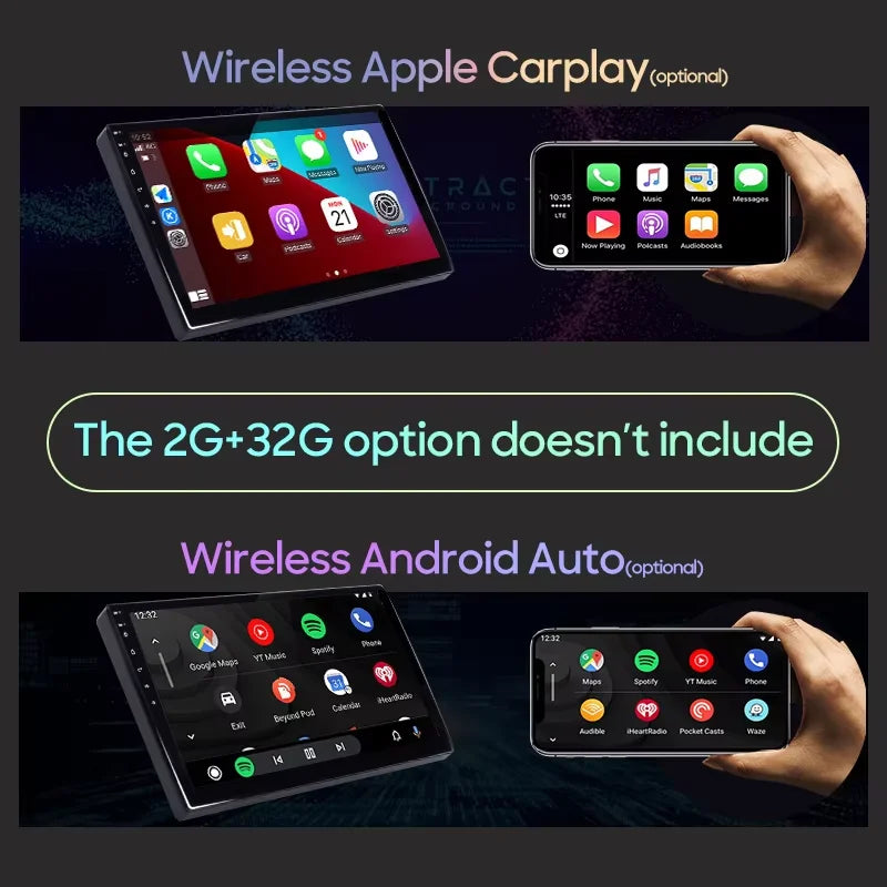 10 in. Android CarPlay Head Unit for 2014-2018 Jeep Cherokee KL