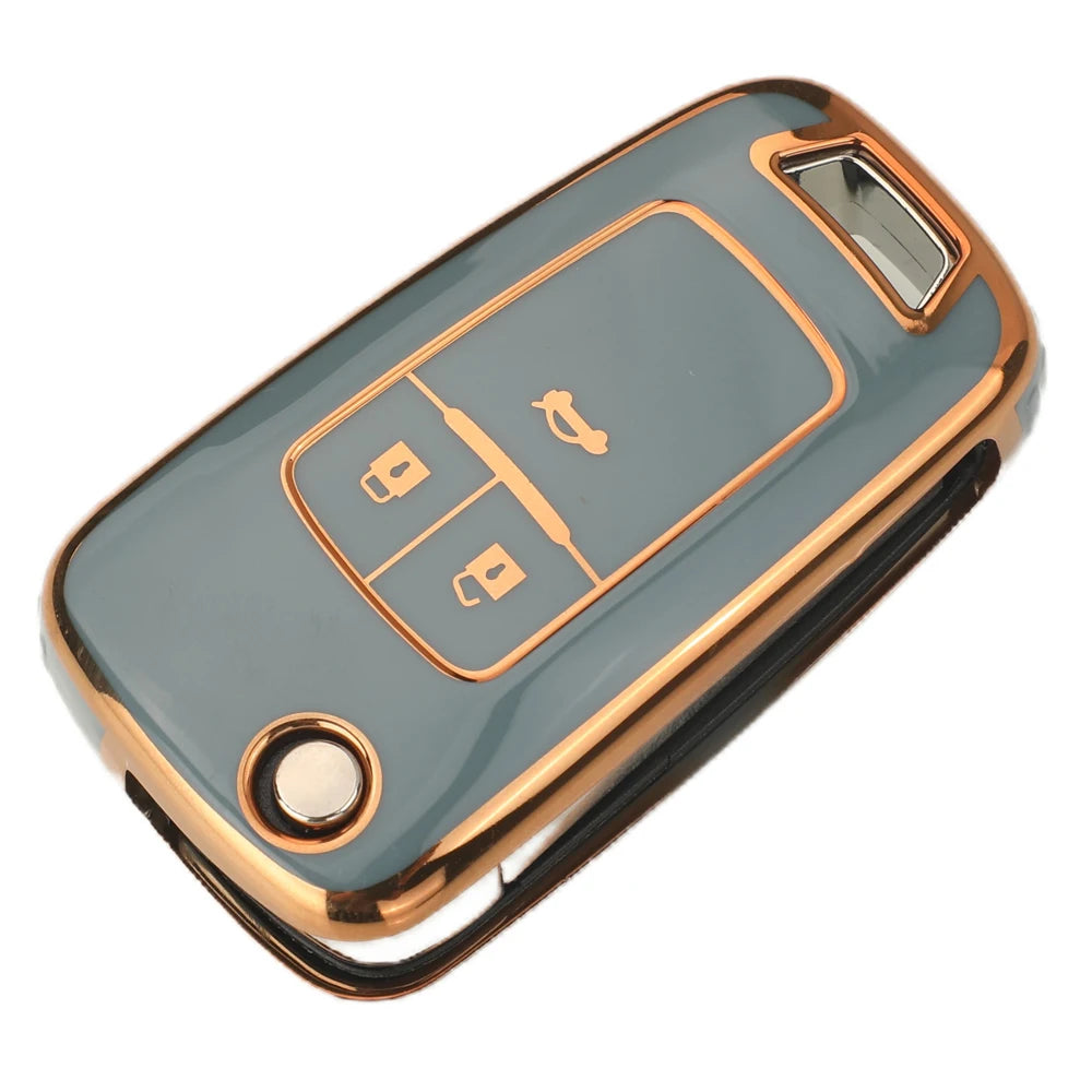 Soft TPU Key Fob Cover for Chevrolet Cruze, Camaro, Impala, Malibu