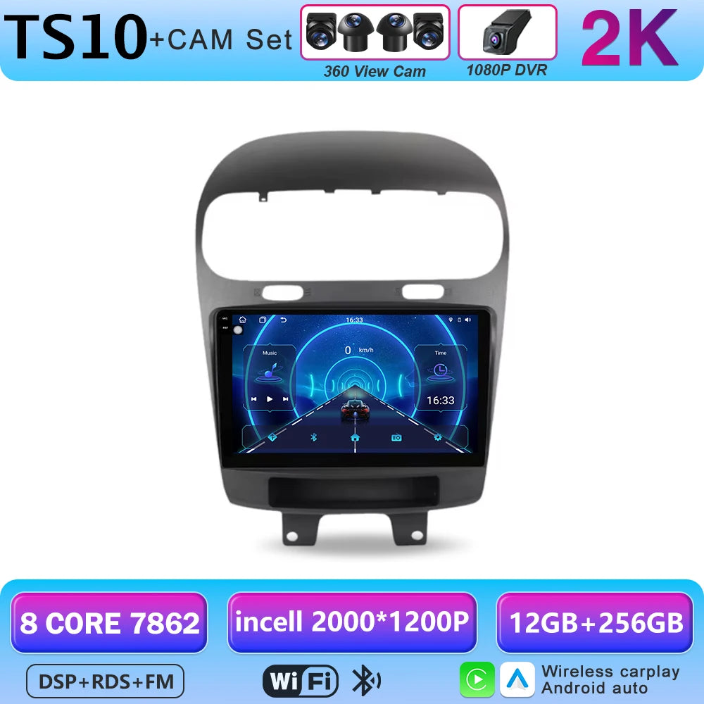 9-Inch Android CarPlay Head Unit for 2011-2020 Dodge Journey