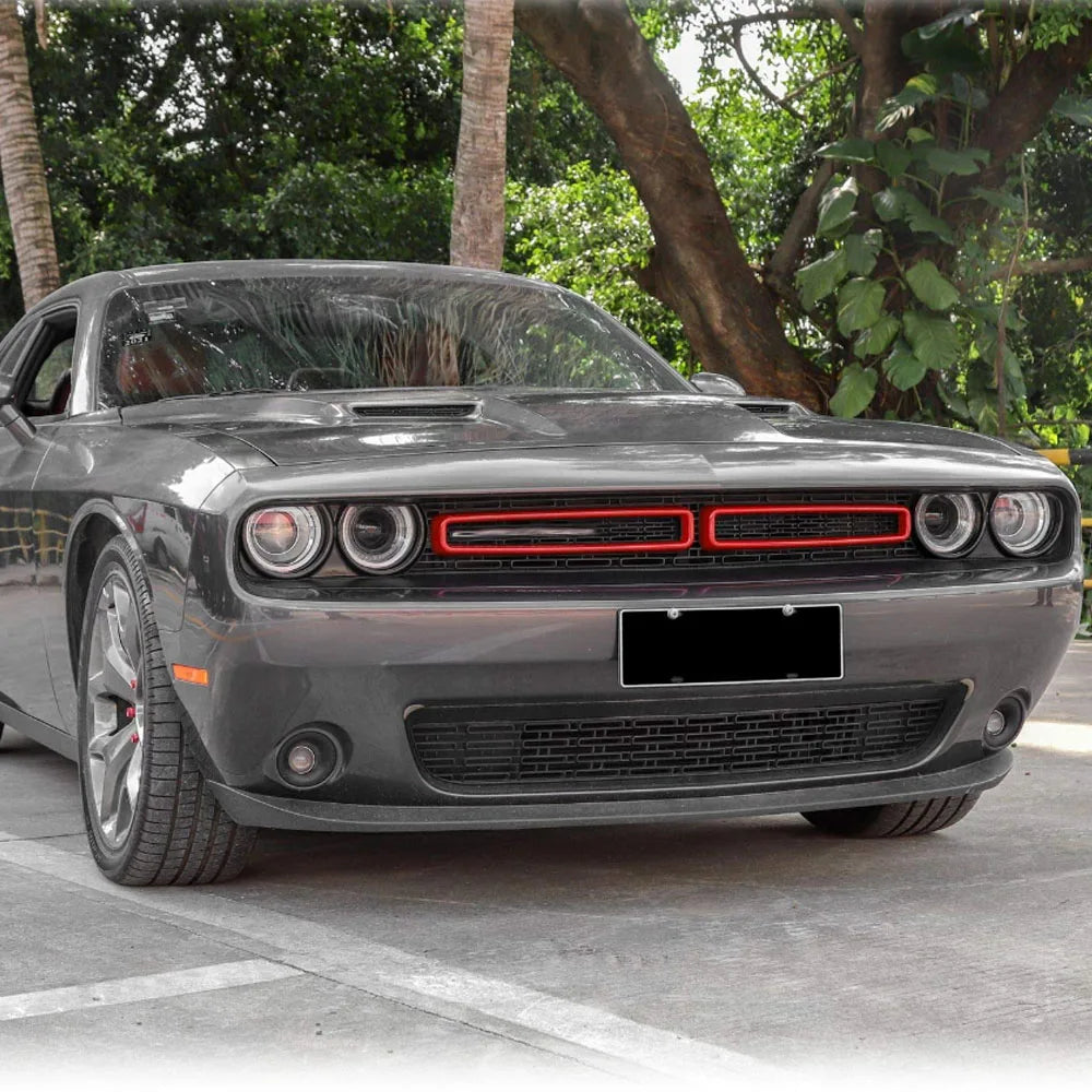 Front Grille Insert Trim for 2015-2022 Dodge Challenger, 2 Pieces