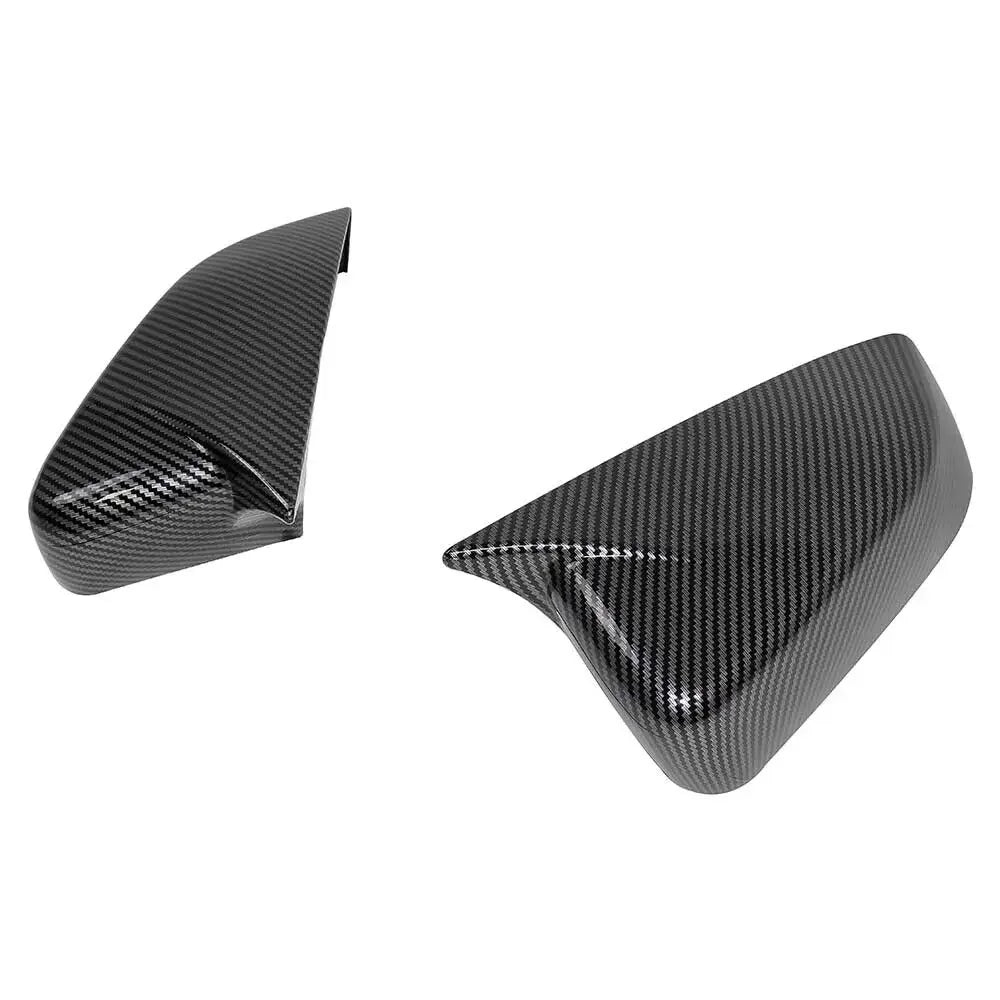 Mirror Covers for 2010-2014 Ford Mustang, Carbon-Fiber Look