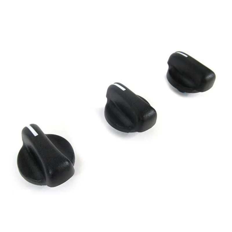 6-Piece A/C Heater Control Knob Set for 1999-2005 Jeep Wrangler