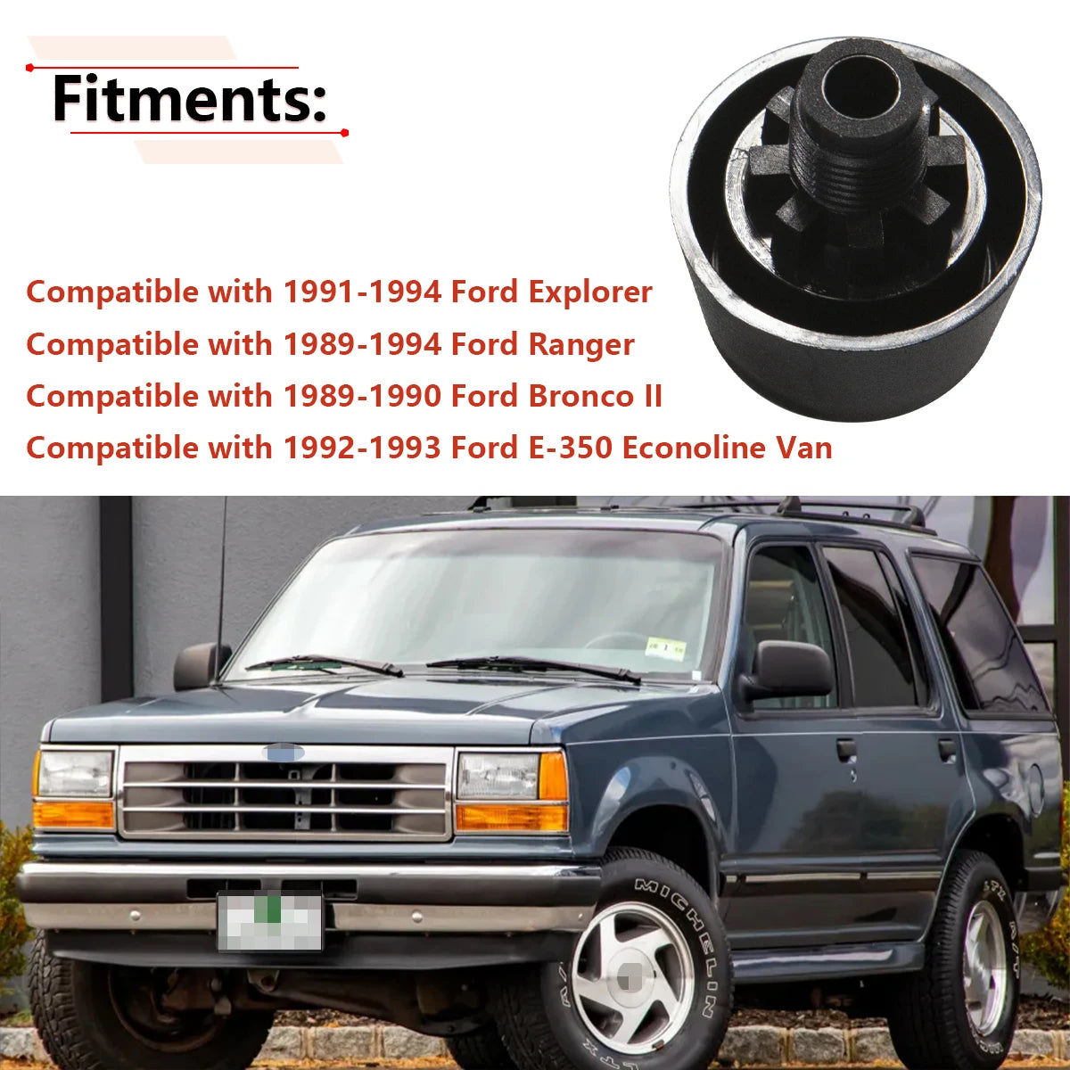 Headlight Switch Bezel Cover for 1989-1994 Ford Explorer / Ranger / Bronco II