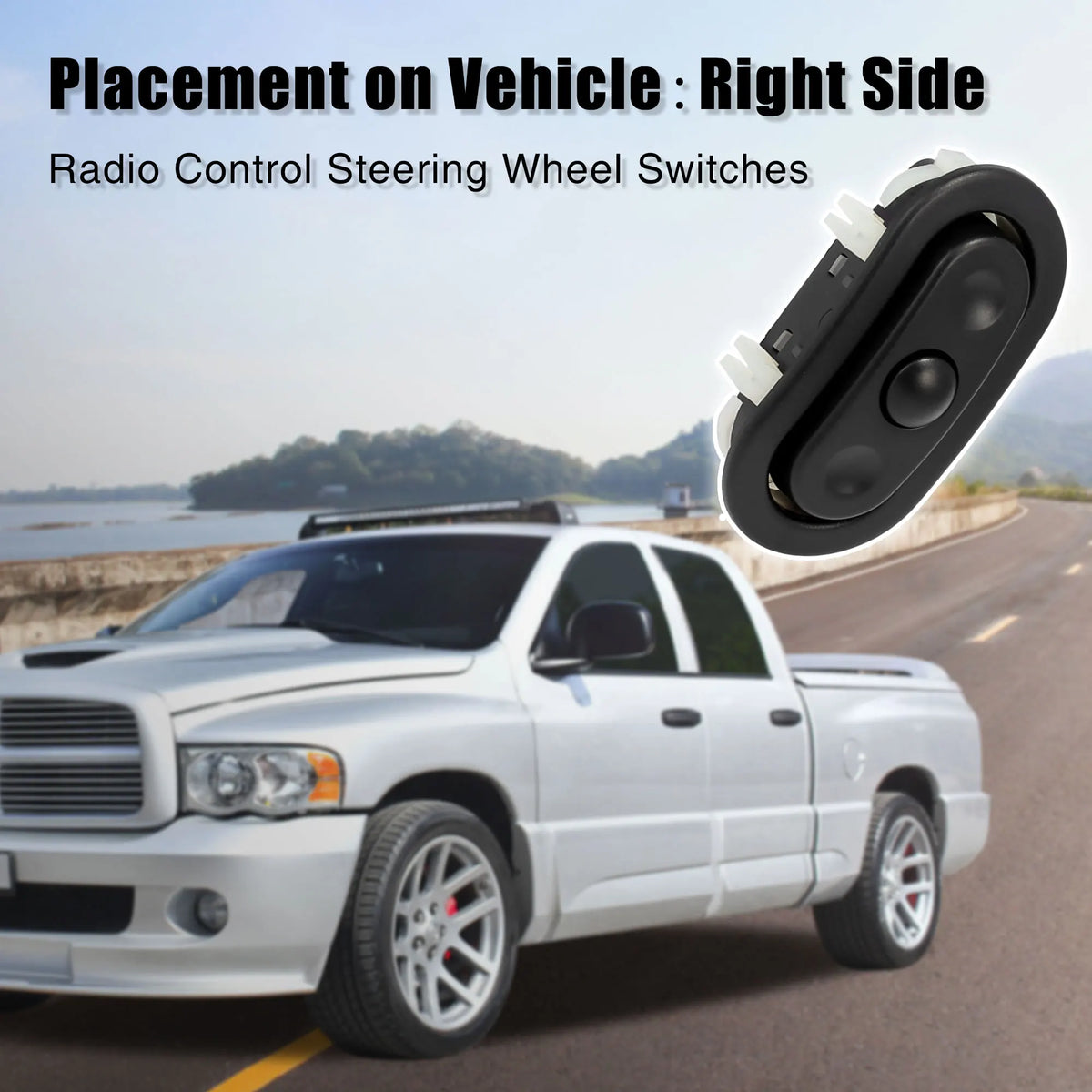 Steering Wheel Radio Switches for 2003-2010 Chrysler / Jeep / Dodge / Ram