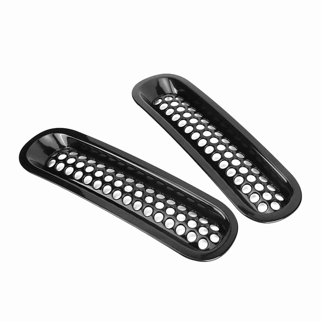Mesh Grille Inserts for 2007-2015 Jeep Wrangler JK, 7 Pieces