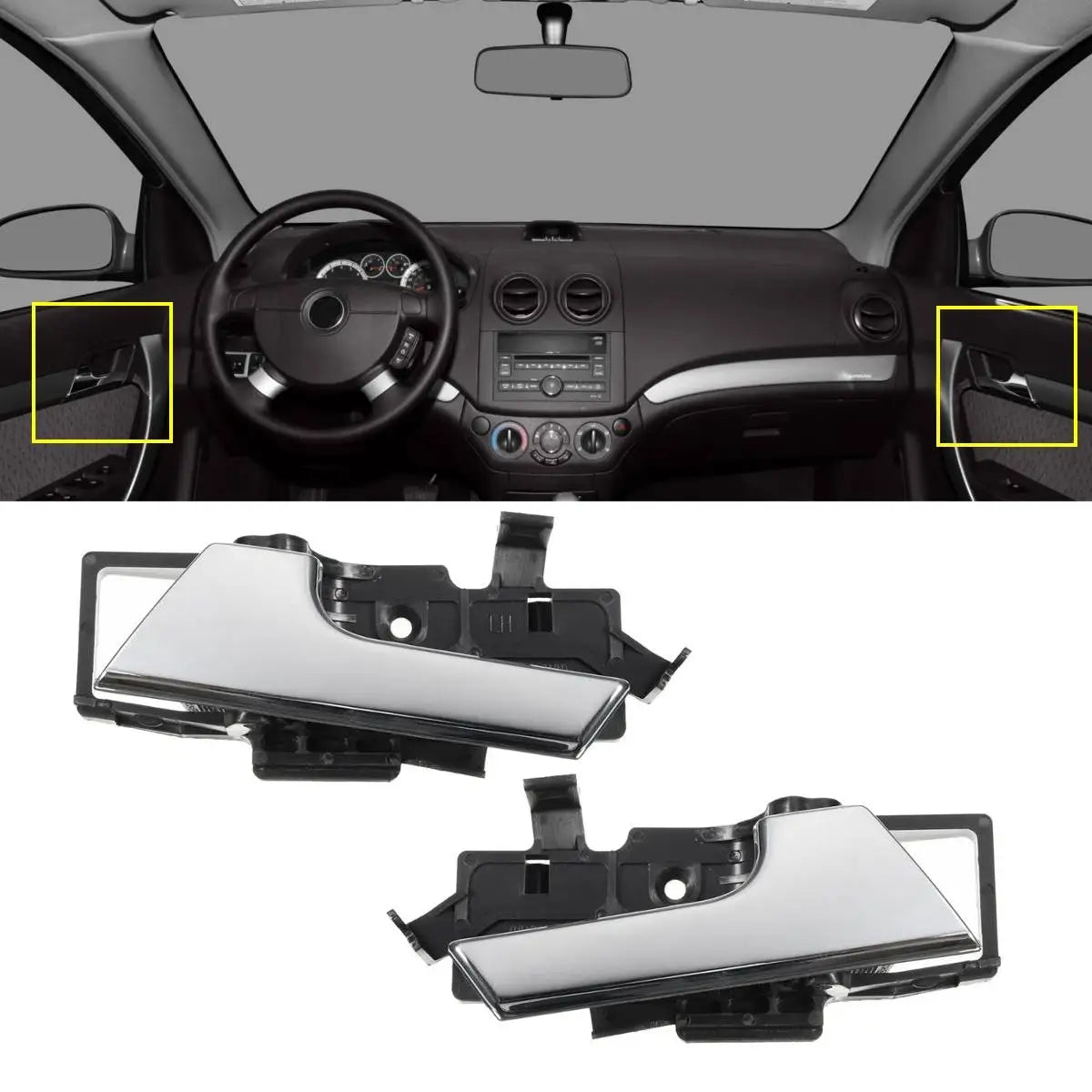 Interior Door Handle for 2007-2011 Chevy Aveo / Pontiac G3