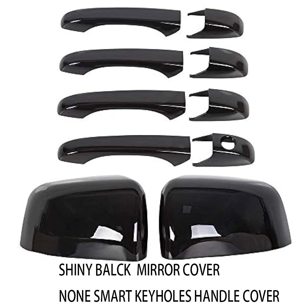 Mirror and Door Handle Covers for 2011-2021 Jeep Grand Cherokee / Durango