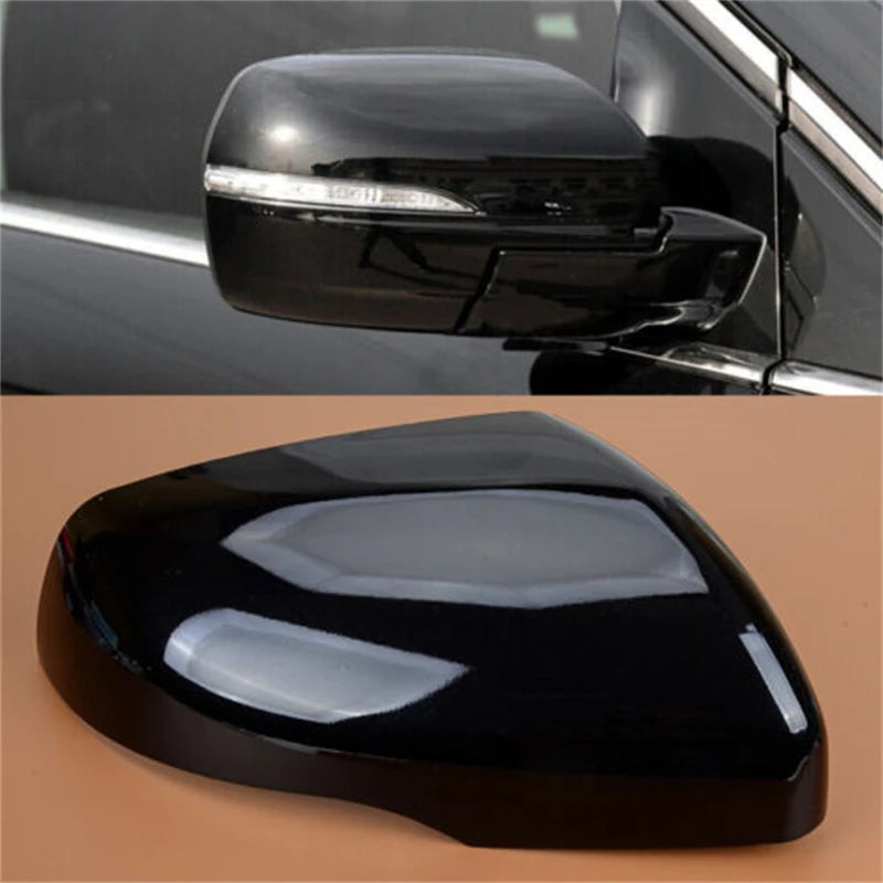 Side Mirror Cover Cap for 2015-2021 Ford Edge, Gloss Black or White