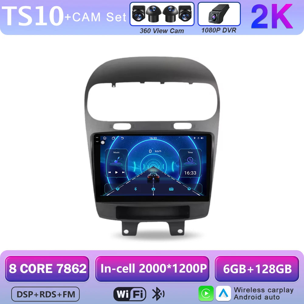 9-Inch Android CarPlay Head Unit for 2011-2020 Dodge Journey