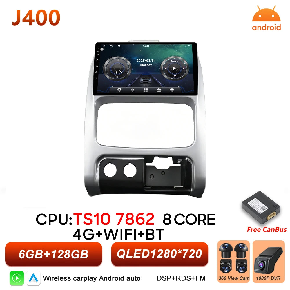 9 in. Android CarPlay Head Unit for 2002-2007 Jeep Liberty