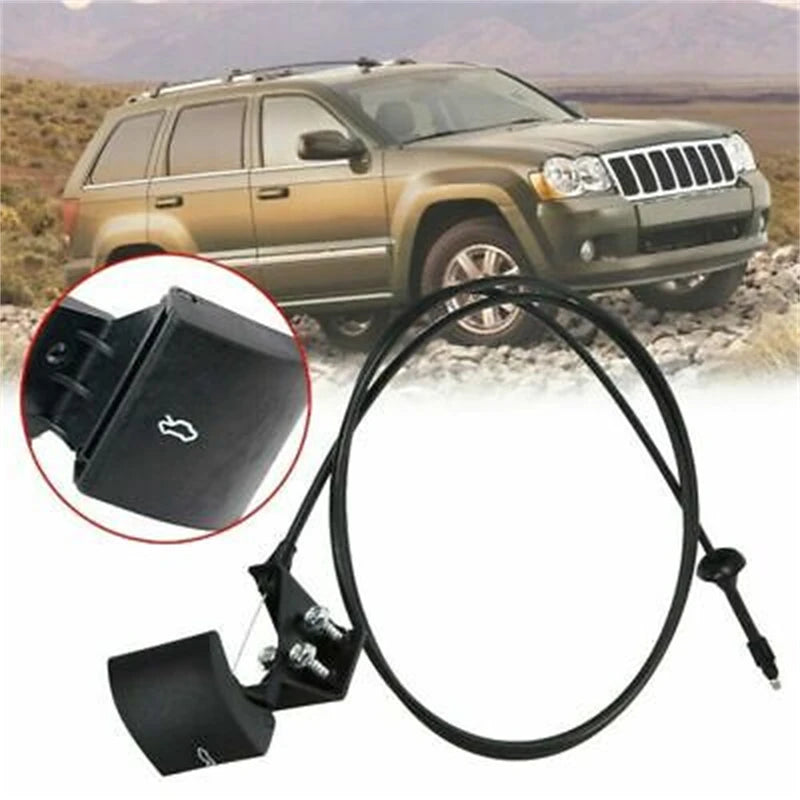 Hood Release Cable with Handle for 2005-2010 Jeep Grand Cherokee / Commander