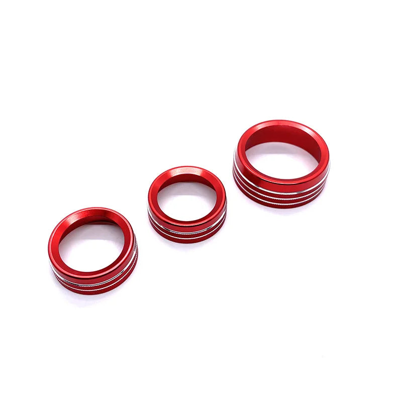 A/C and Volume Knob Cover Set for 2015-2020 Dodge Challenger / Charger