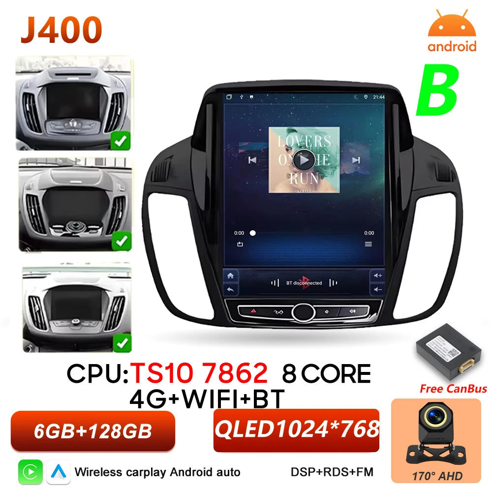 9.7 in. Android CarPlay Head Unit for 2013-2019 Ford Escape