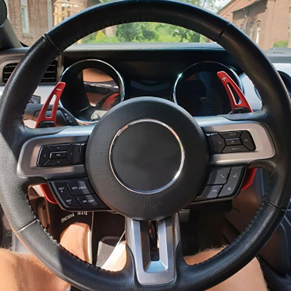 Aluminum Paddle Shifter Extensions for 2015-2019 Ford Mustang