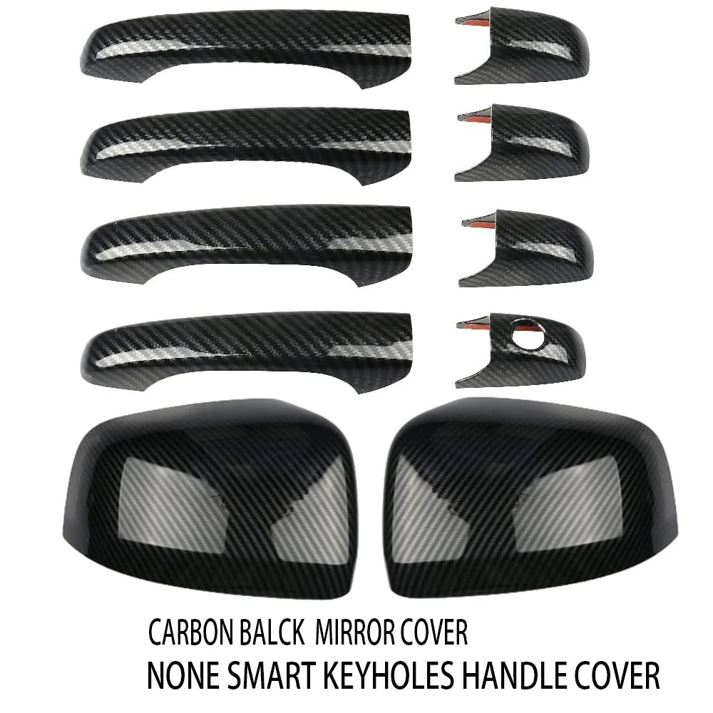Mirror and Door Handle Covers for 2011-2021 Jeep Grand Cherokee / Durango