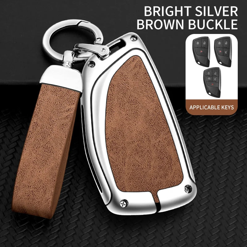 Zinc Alloy Key Fob Cover for 2020-2023 Tahoe / Suburban / Yukon / Envision