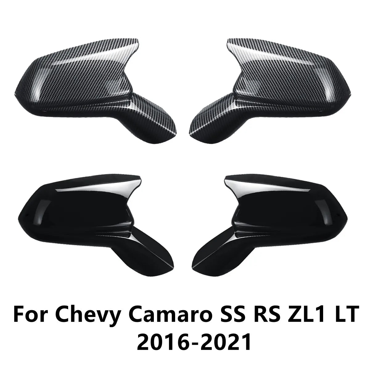 Side Mirror Cap Covers for 2016-2022 Chevy Camaro