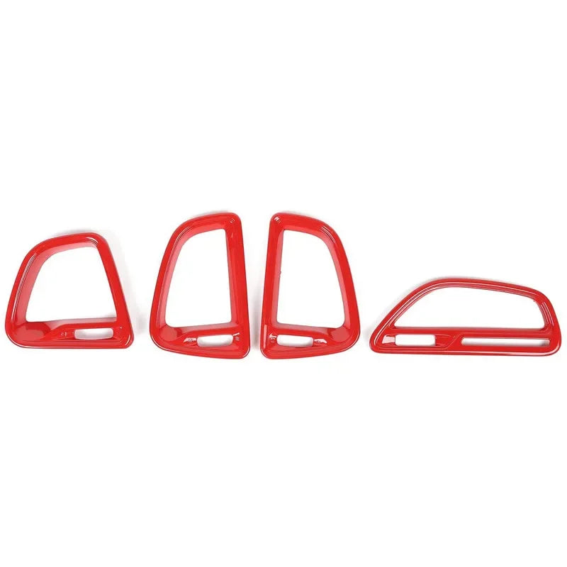 Center Console Air Vent Trim, 4-Piece, 2015-2020 Dodge Challenger