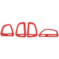 Center Console Air Vent Trim, 4-Piece, 2015-2020 Dodge Challenger