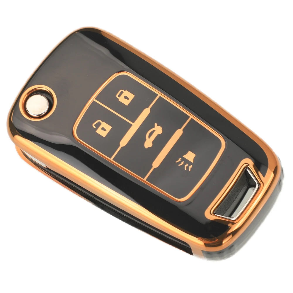 Soft TPU Key Fob Cover for Chevrolet Cruze, Camaro, Impala, Malibu