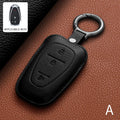 PU Leather Key Fob Cover for Chevy Malibu, Camaro, Cruze, Equinox, Bolt