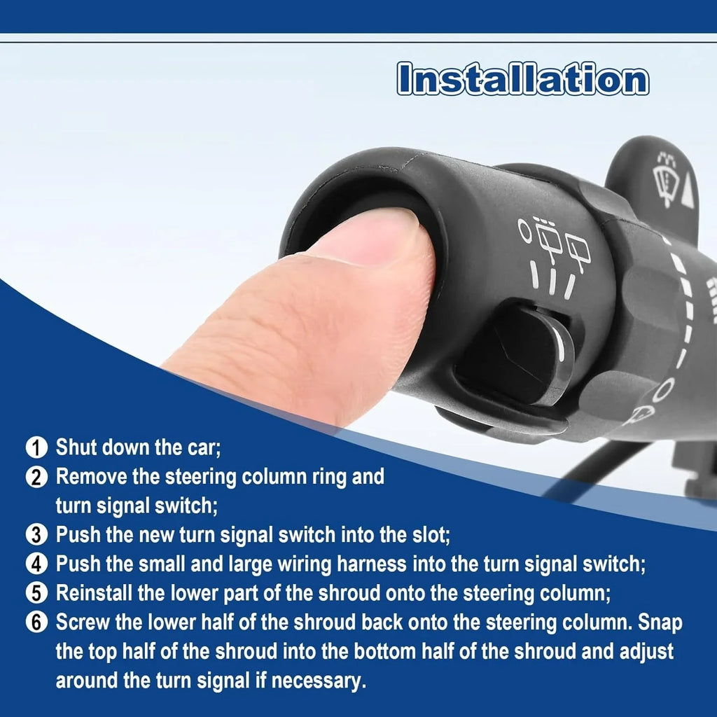 Headlight Dimmer Turn Signal Switch for 2007-2014 Escalade / Suburban / Tahoe